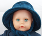 Preview: Sterntaler  Mädchenhut Fb. blau